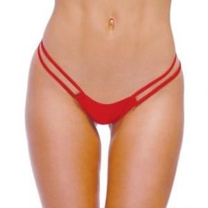 232/B—Super Sexy Double Strap T Back Thong.